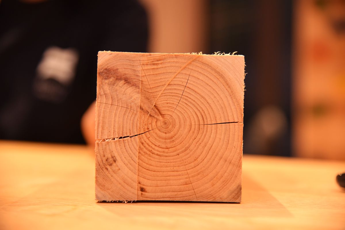 実際の建築材をもとにご説明いただく