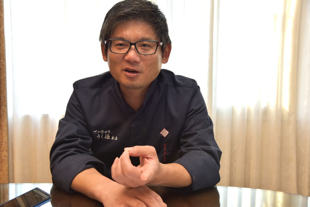 牛にとっての最適な生育環境を語る瀧口氏