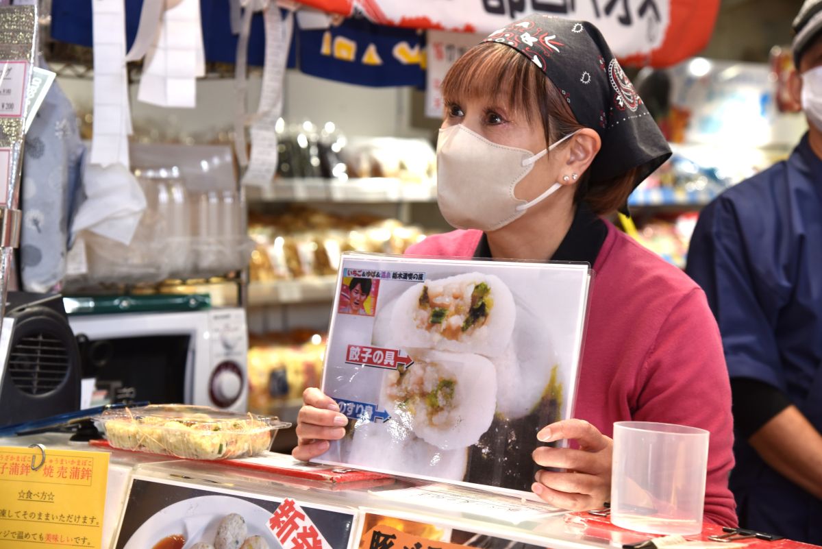 看板娘でもある女将さんが丁寧に説明してくれます