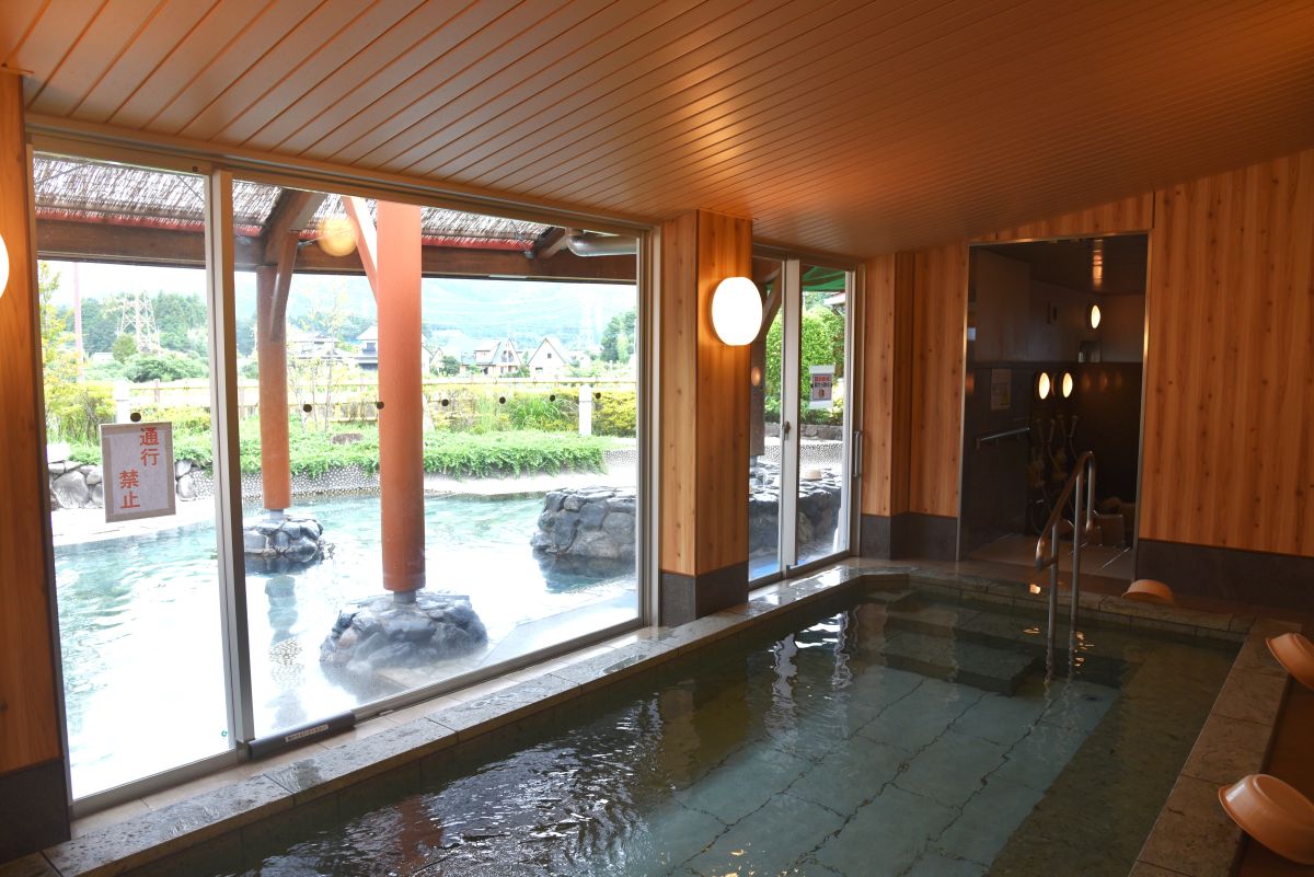 洗い場も内湯も、露天風呂ももちろん広く使いやすい